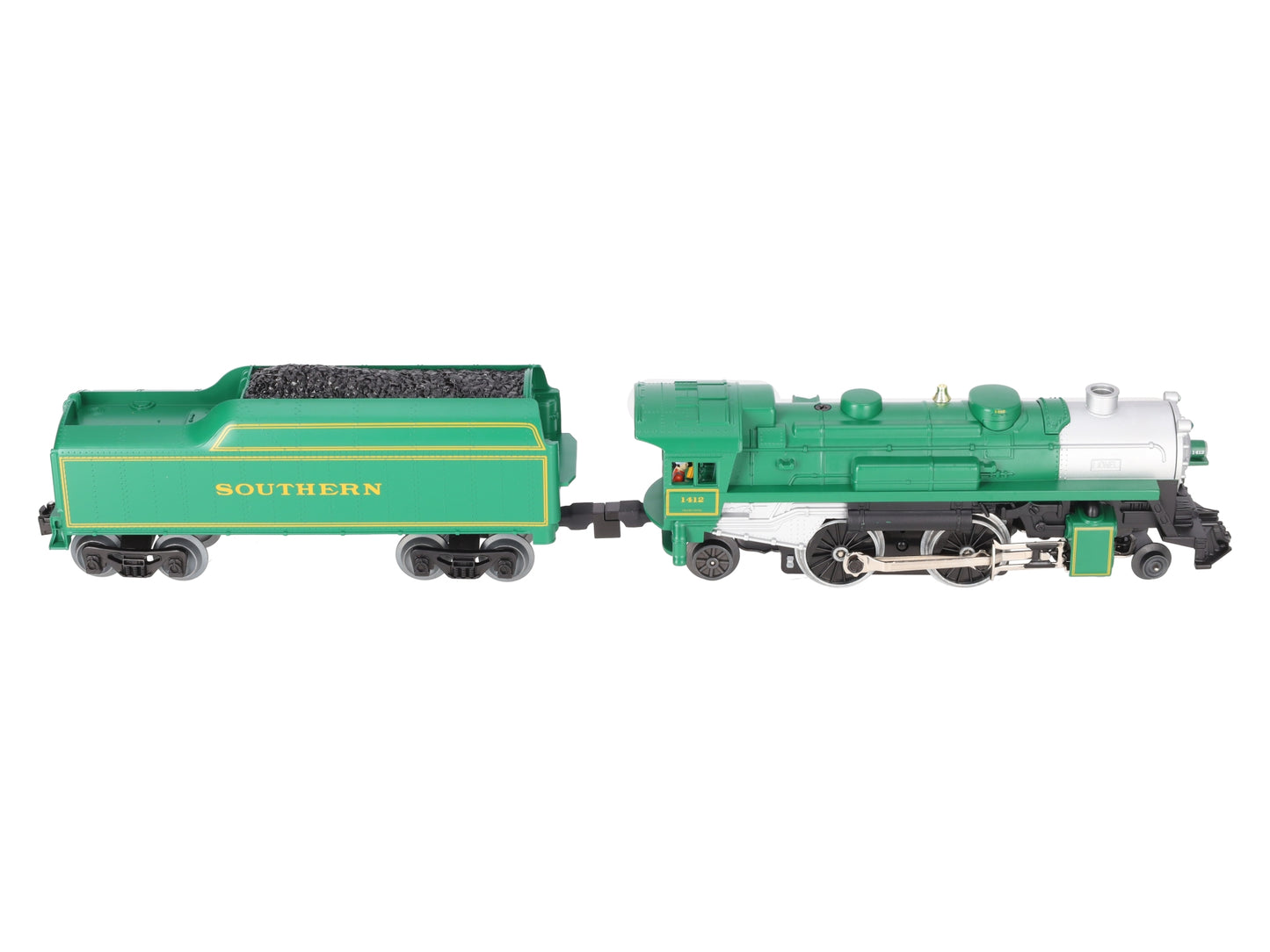 Lionel 1932150 O Gauge LionChief Southern 2-4-2 Steam Locomotive & Tender #1412 LN/Box