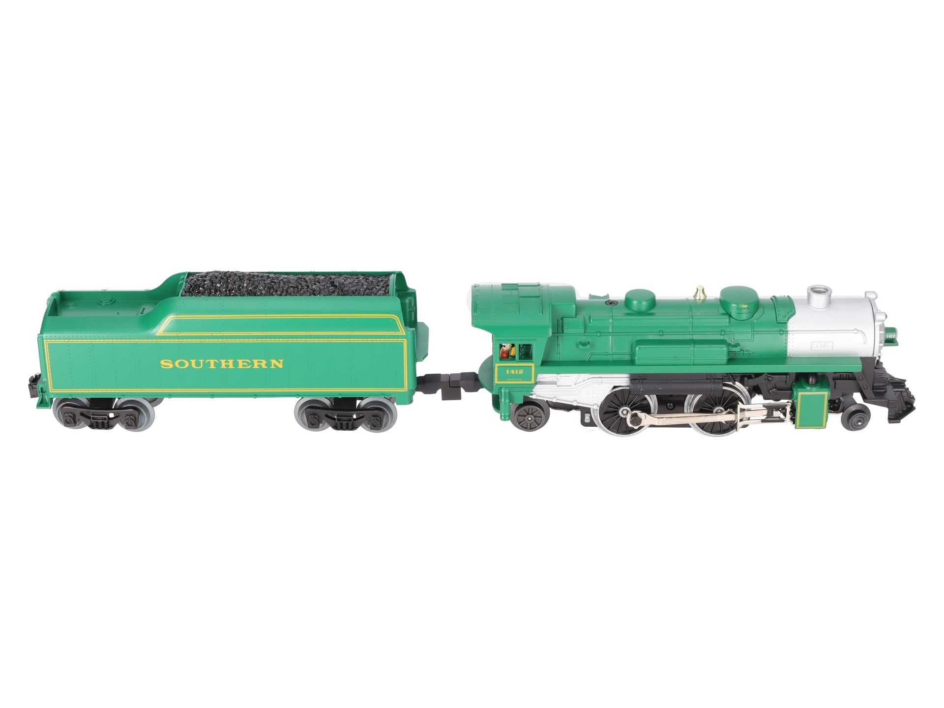 Lionel 1932150 O Gauge LionChief Southern 2-4-2 Steam Locomotive & Tender #1412 LN/Box