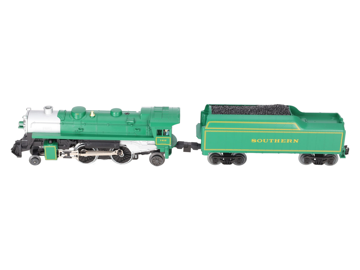 Lionel 1932150 O Gauge LionChief Southern 2-4-2 Steam Locomotive & Tender #1412 LN/Box