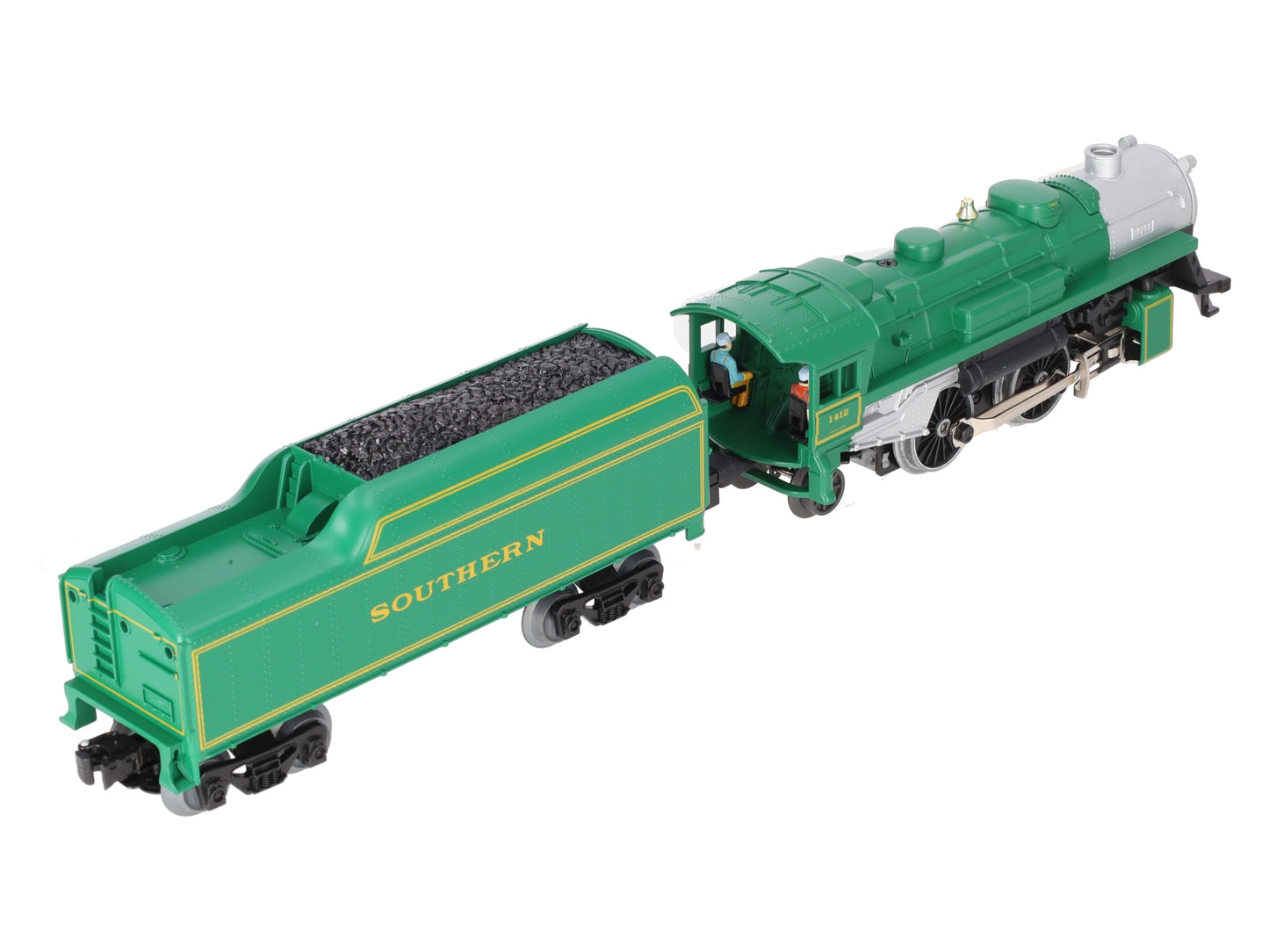 Lionel 1932150 O Gauge LionChief Southern 2-4-2 Steam Locomotive & Tender #1412 LN/Box