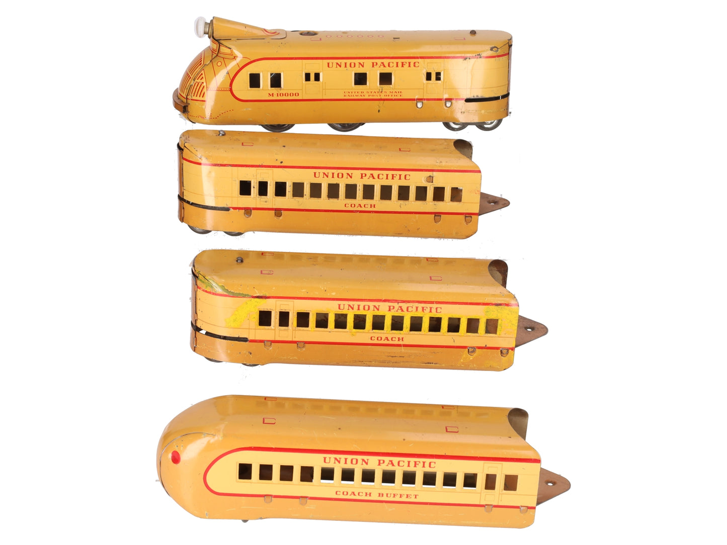 Marx M-10000 Vintage O Union Pacific Tinplate Passenger Locomotive