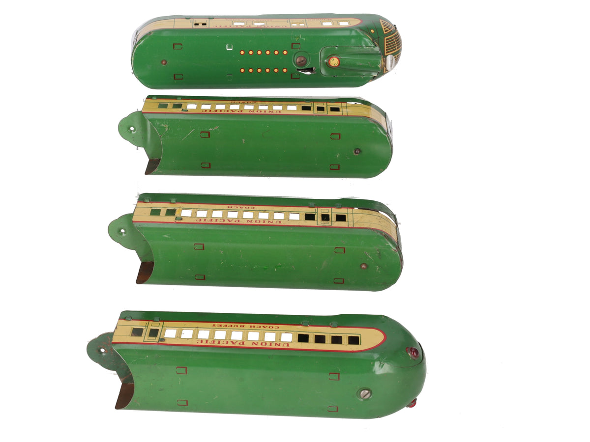 Marx M-10000 Vintage O Union Pacific Tinplate Passenger Locomotive VG