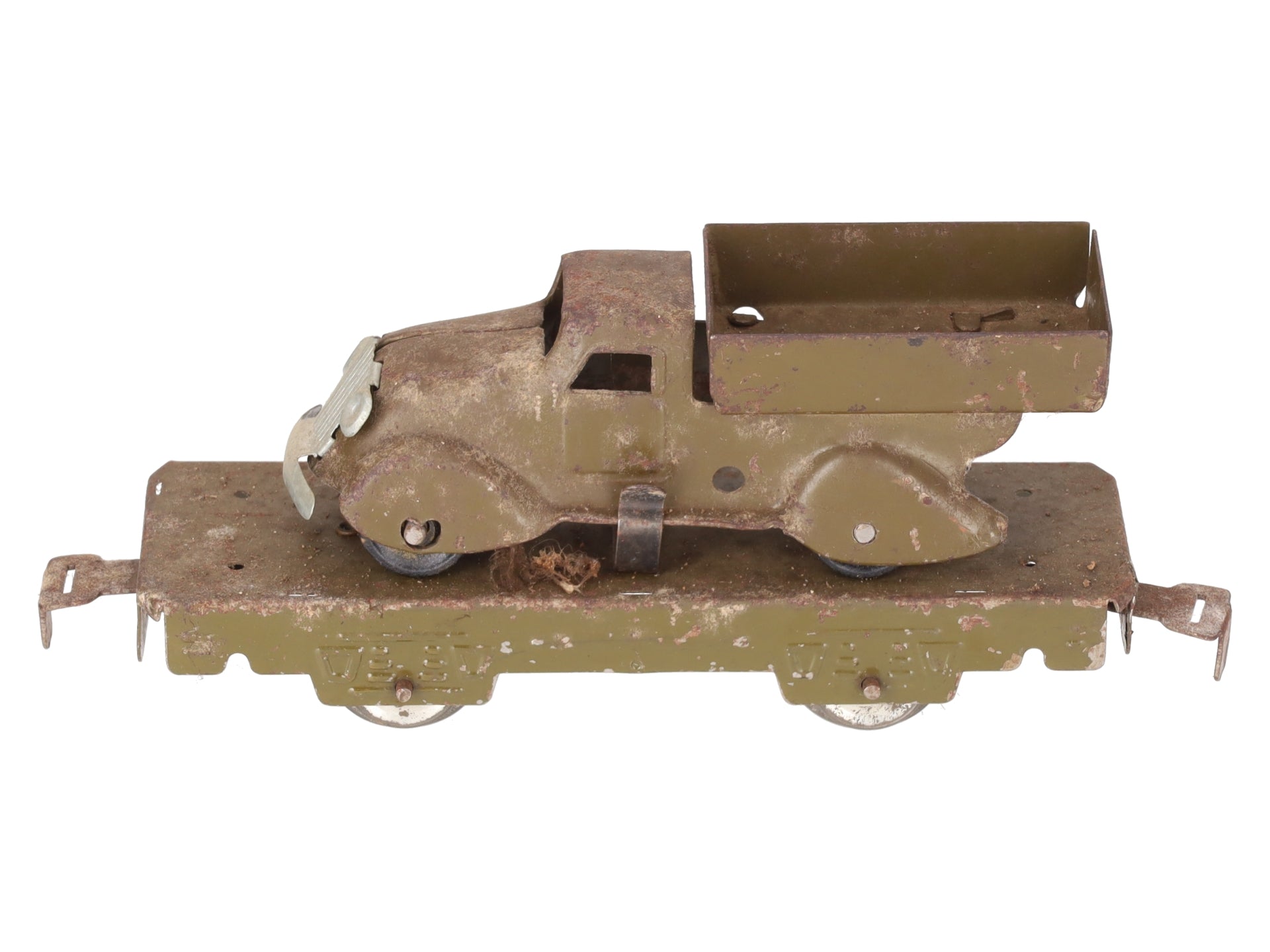 Marx 572M O Gauge Vintage Olive Drab Truck Car