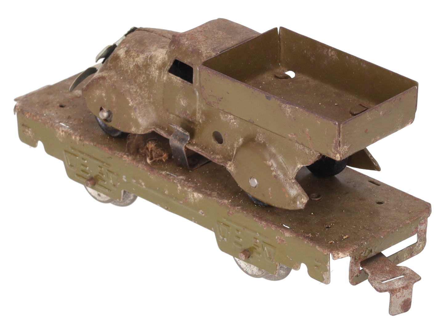Marx 572M O Gauge Vintage Olive Drab Truck Car