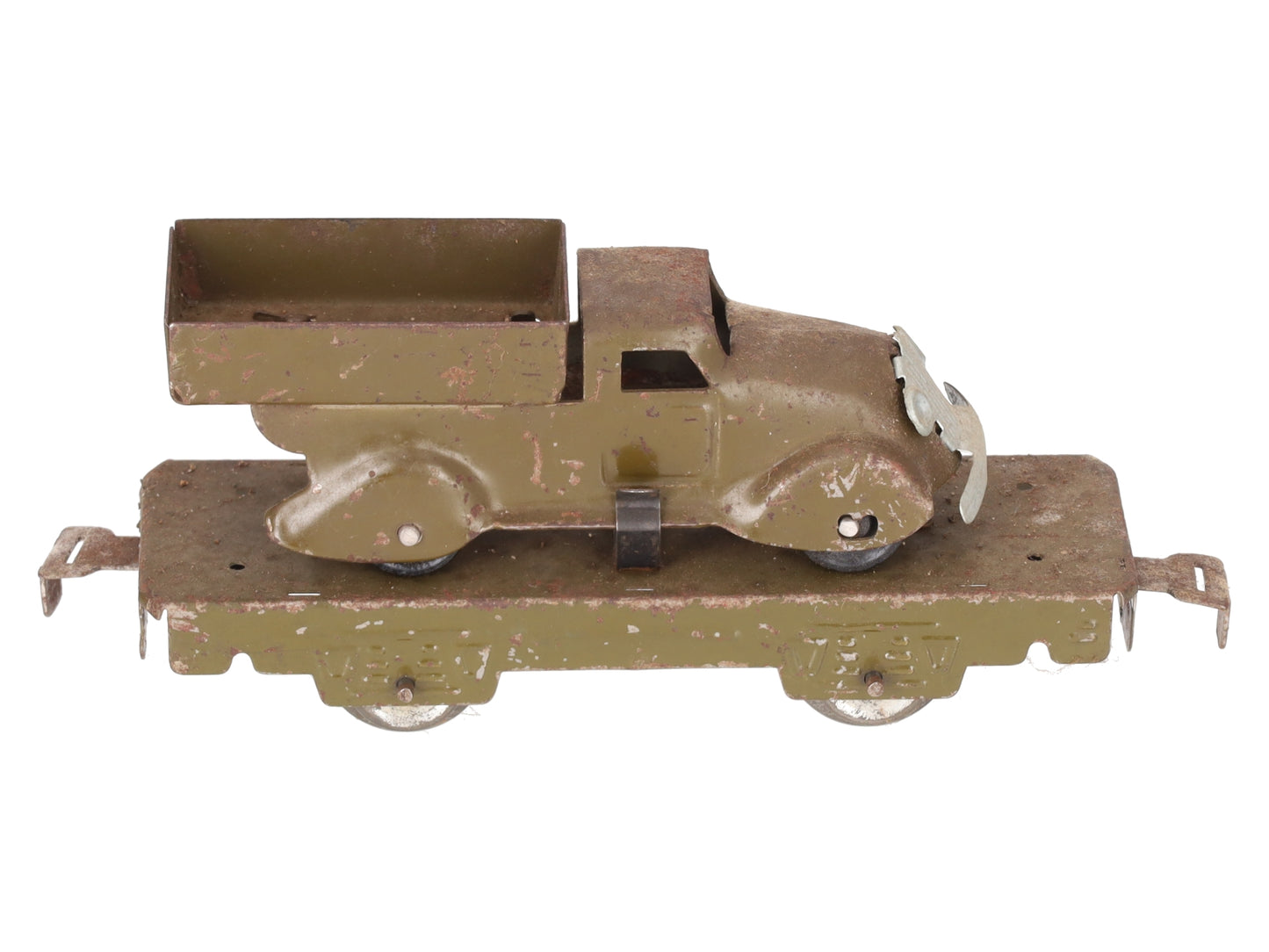 Marx 572M O Gauge Vintage Olive Drab Truck Car