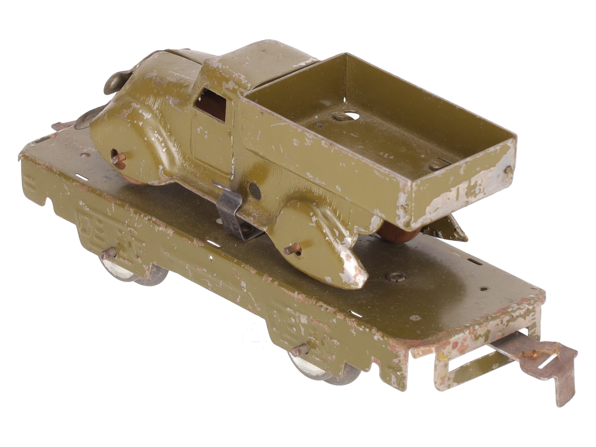 Marx 572M O Gauge Vintage Olive Drab Truck Car