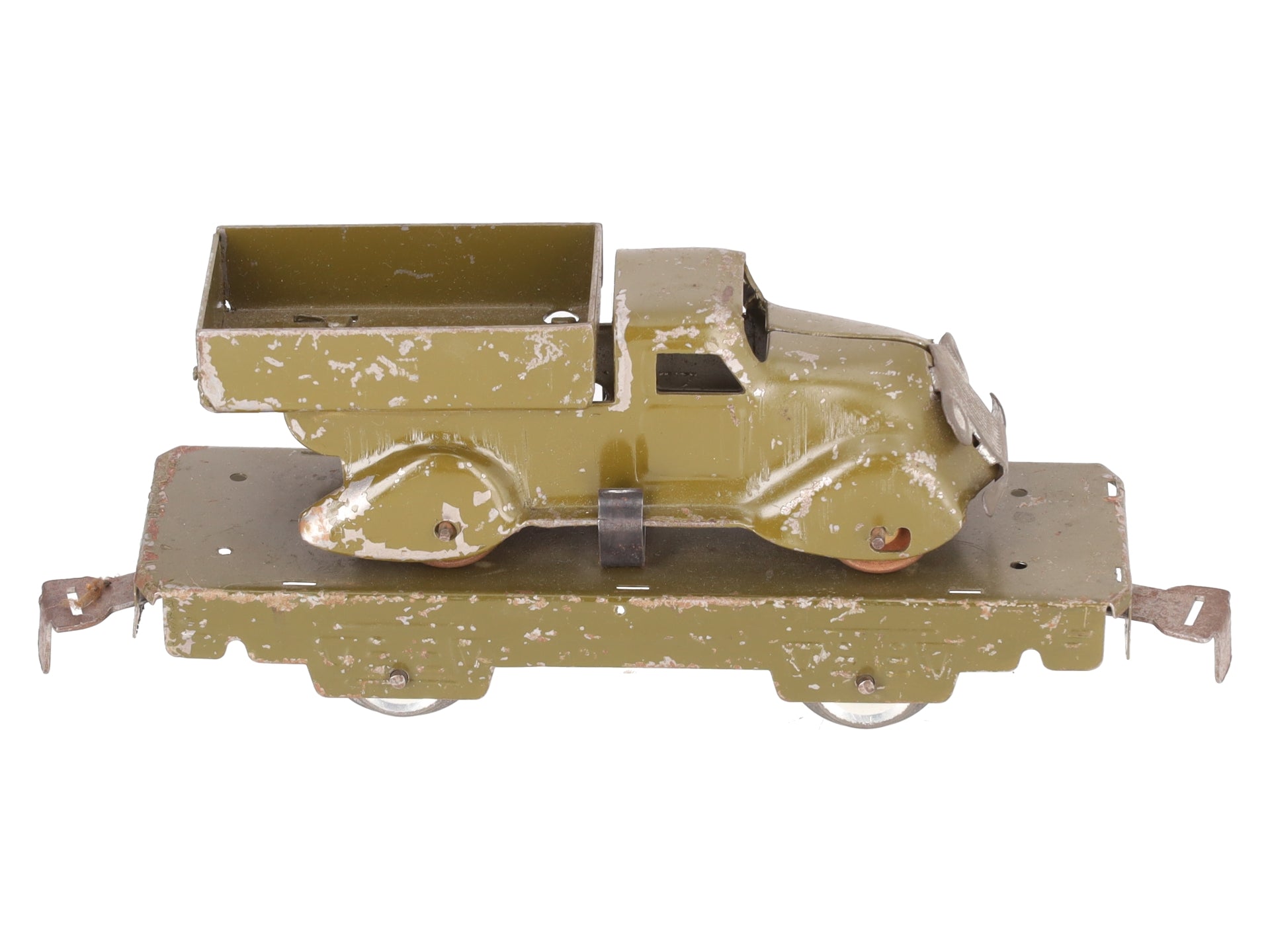 Marx 572M O Gauge Vintage Olive Drab Truck Car