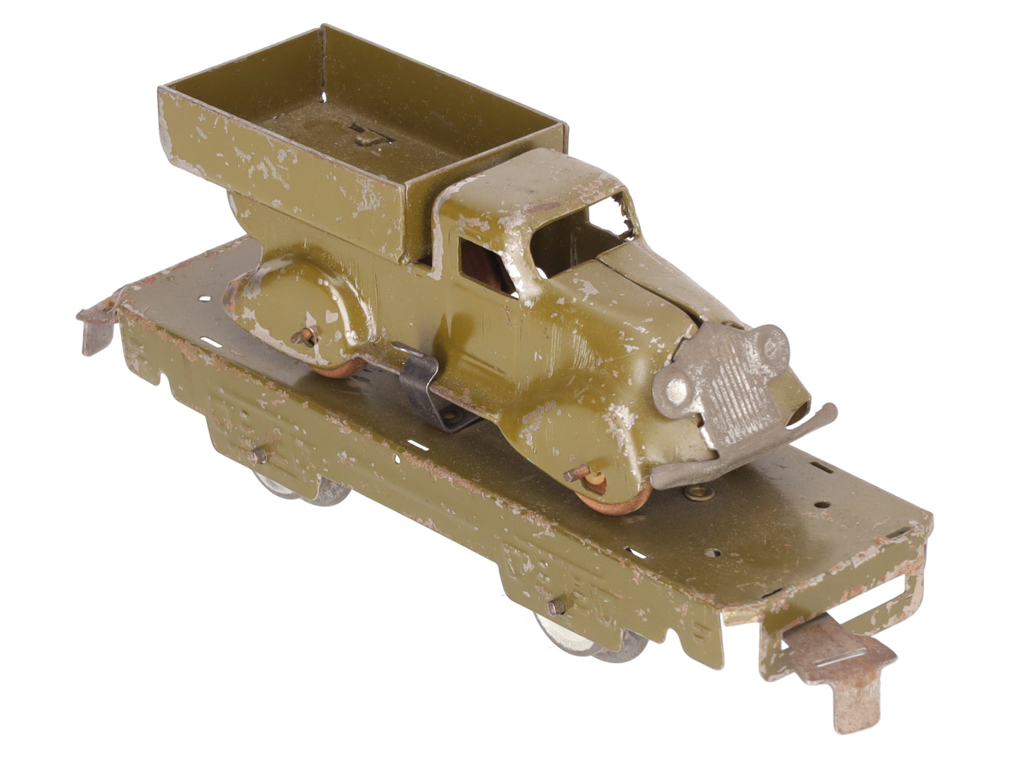 Marx 572M O Gauge Vintage Olive Drab Truck Car