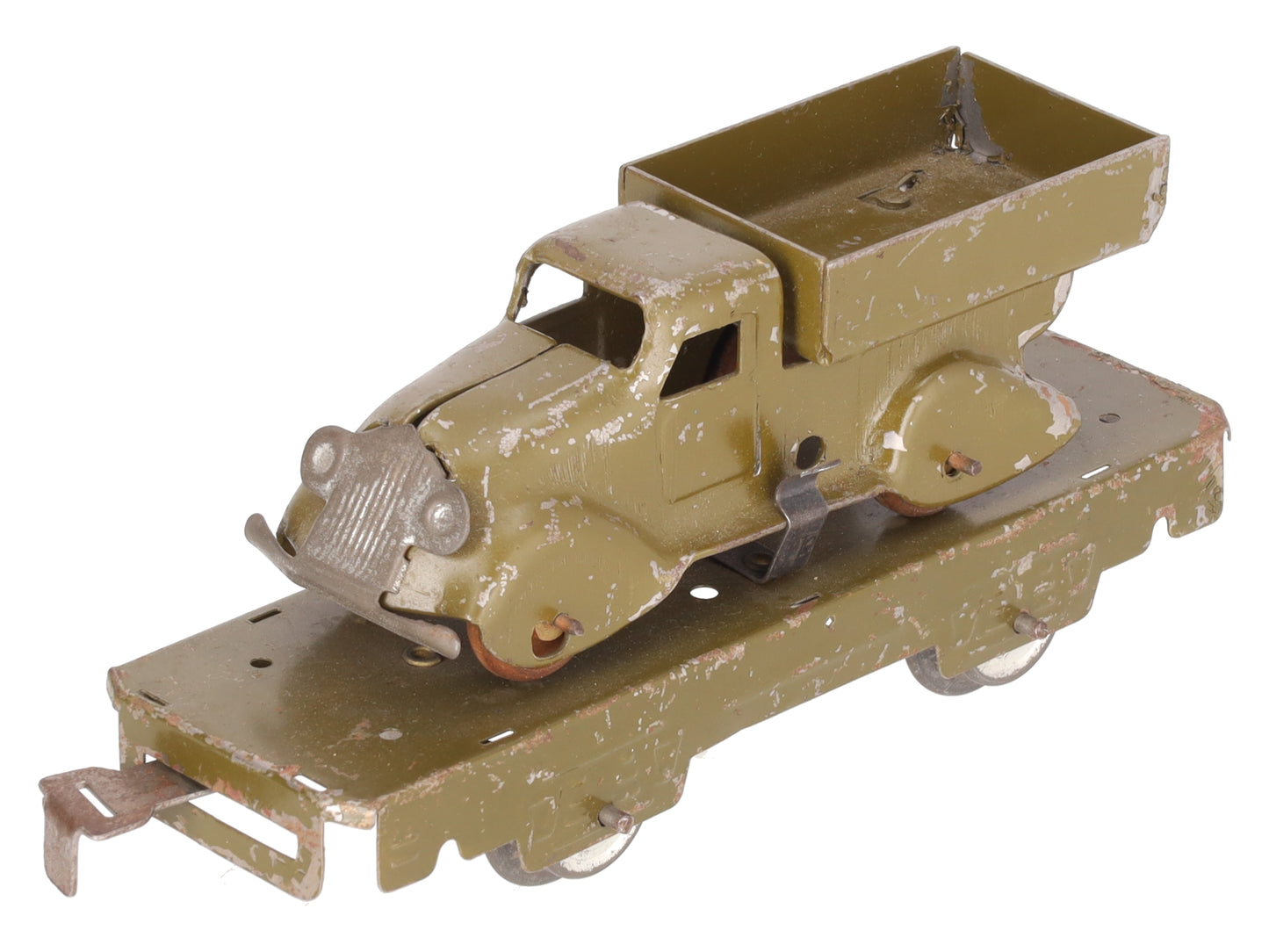 Marx 572M O Gauge Vintage Olive Drab Truck Car