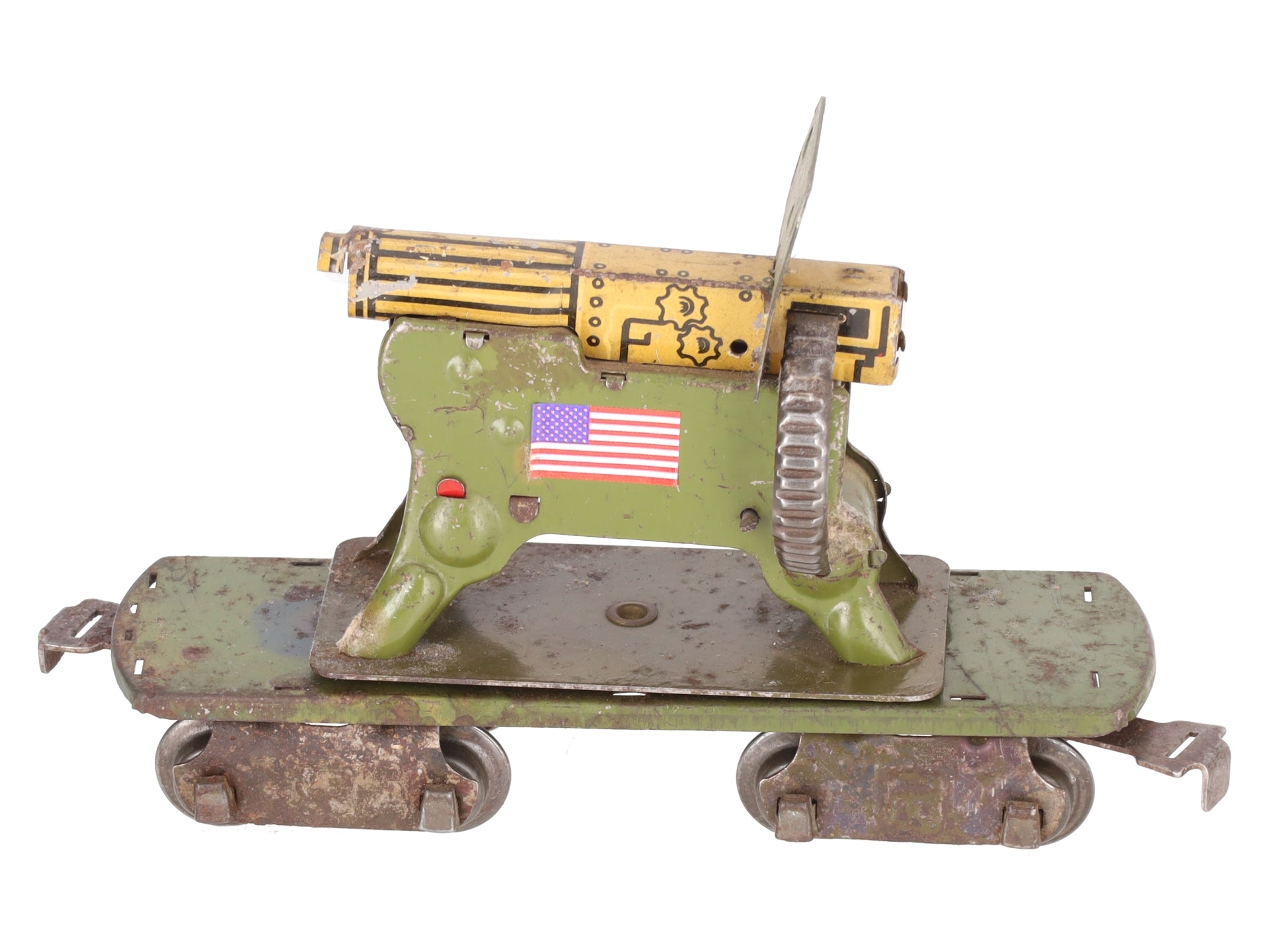 Marx 2572MG O Gauge Vintage Machine Gun Car