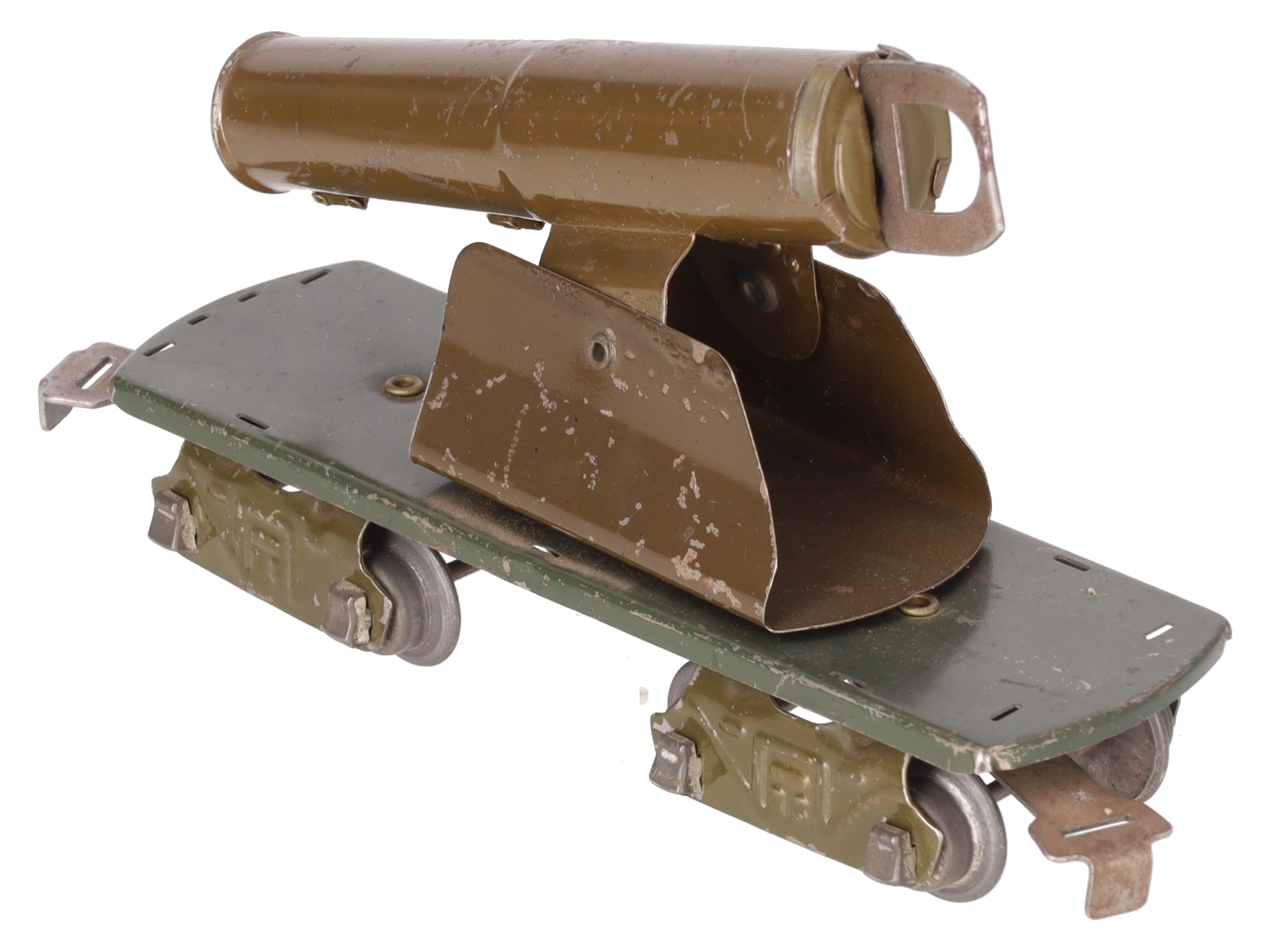 Marx 2572G O Gauge Vintage Army Cannon Car