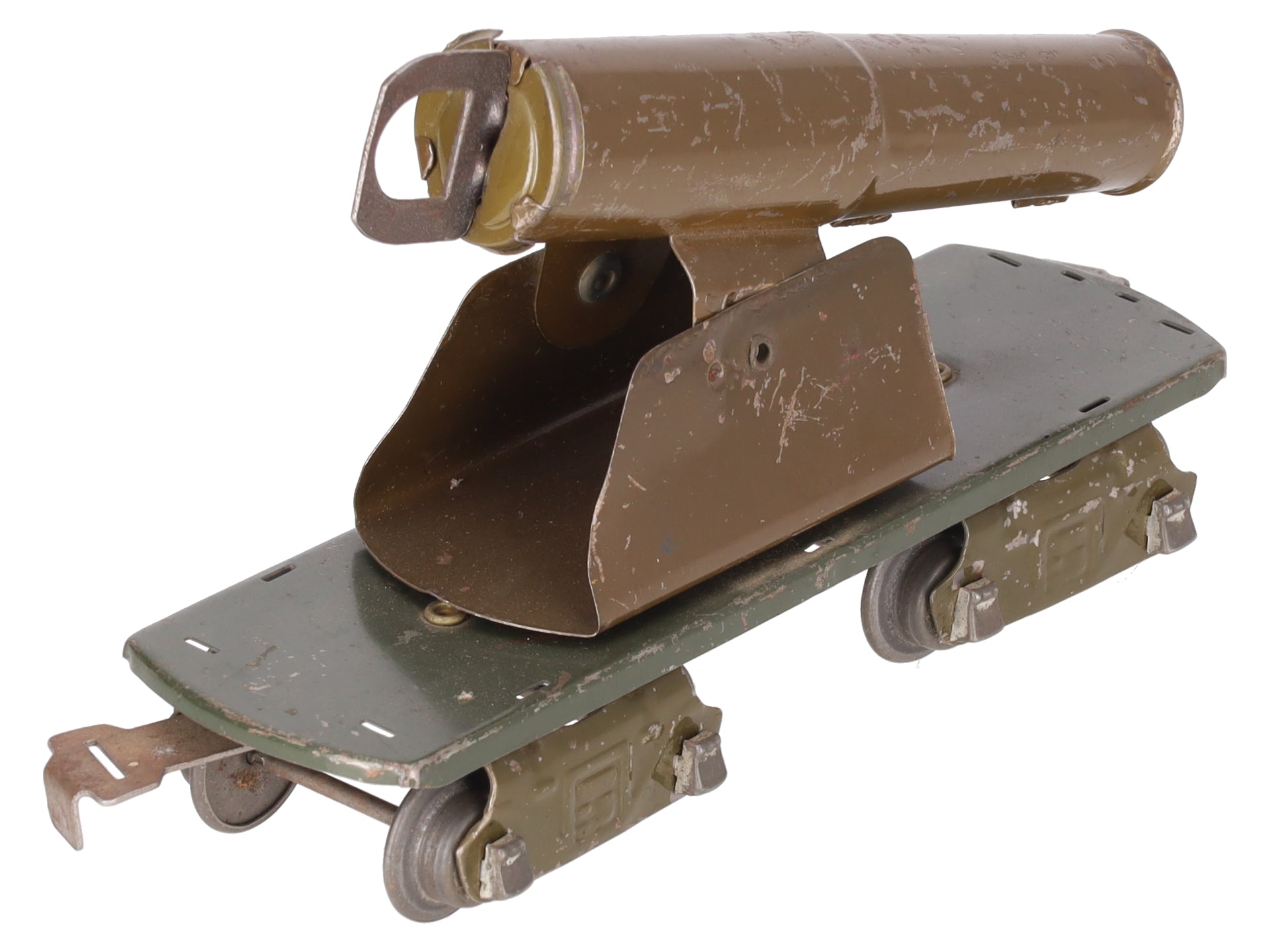 Marx 2572G O Gauge Vintage Army Cannon Car