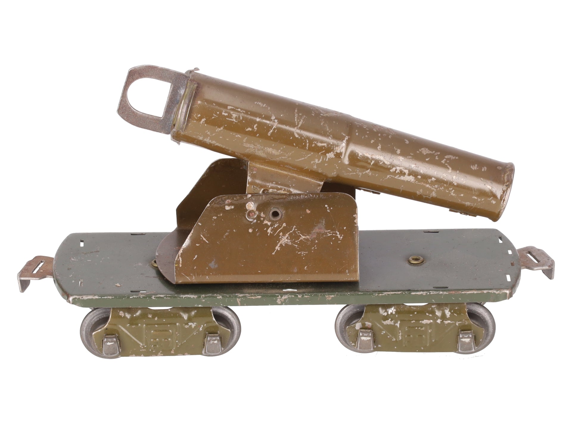 Marx 2572G O Gauge Vintage Army Cannon Car