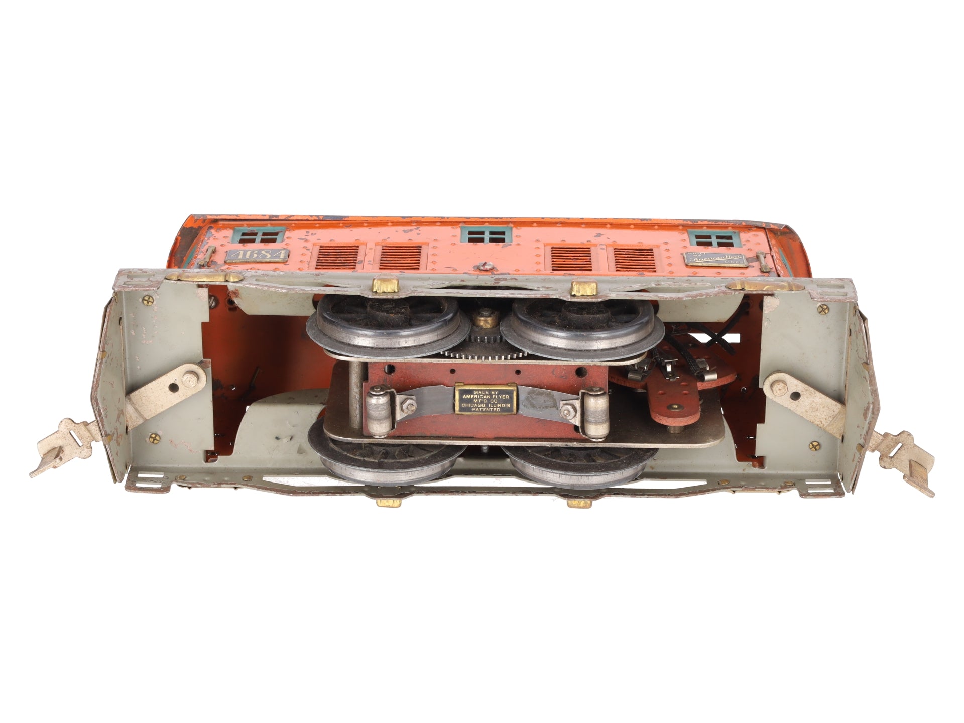 American Flyer 4684 Vintage Standard Gauge 0-4-0 Electric Locomotive