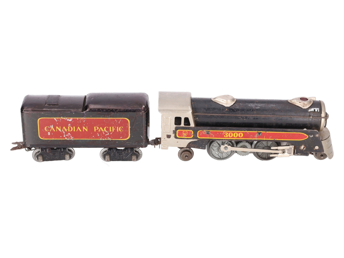 Marx 3000 Vintage O Canadian Pacific 2-4-2 Steam Locomotive with Tender