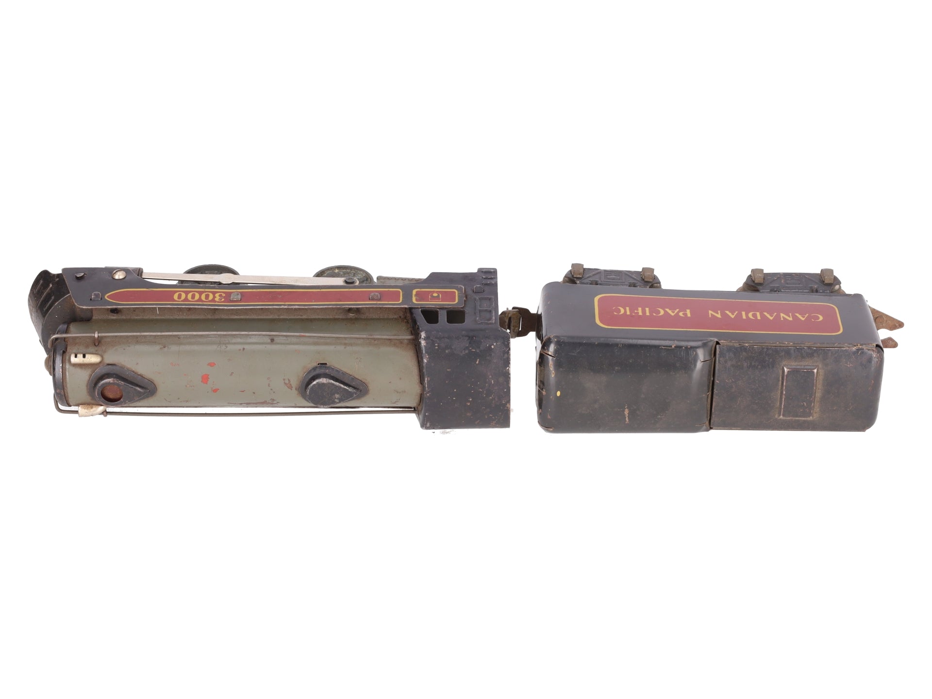 Marx 3000 Vintage O Canadian Pacific 2-4-2 Steam Locomotive with Tender
