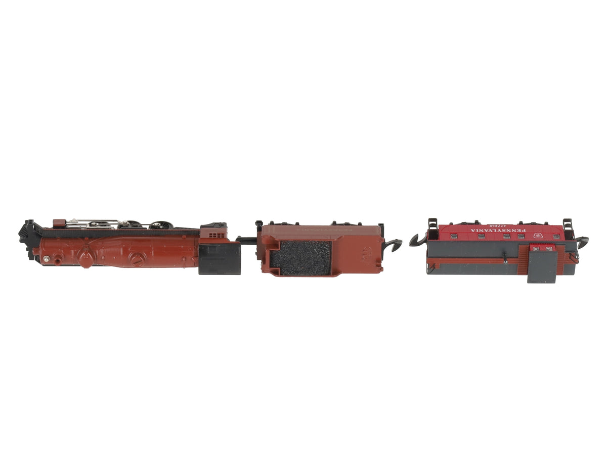 Marklin 8882 Z Scale Pennsylvania Steam Locomotive & Caboose Set LN/Box