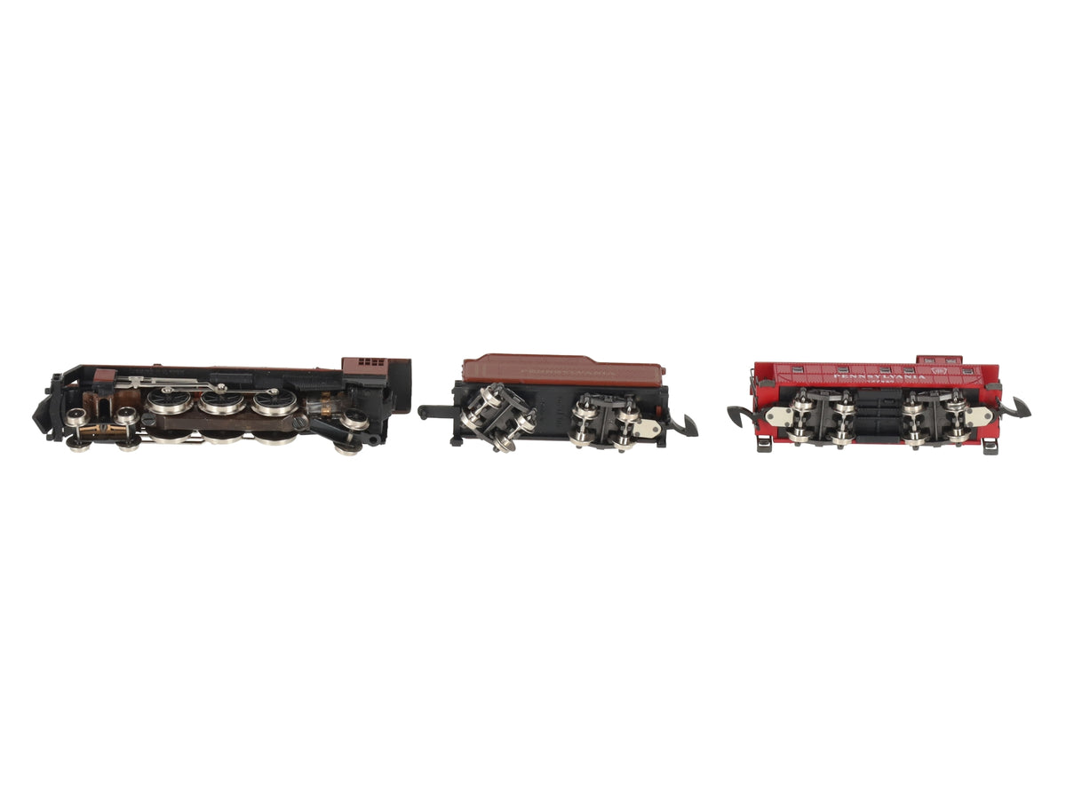 Marklin 8882 Z Scale Pennsylvania Steam Locomotive & Caboose Set LN/Box