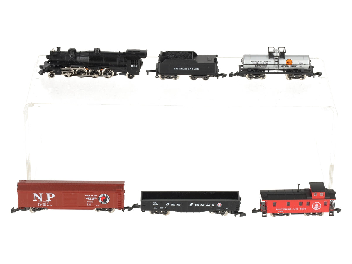 Marklin 8007A Z Scale Baltimore & Ohio Steam Freight Train Set EX/Box