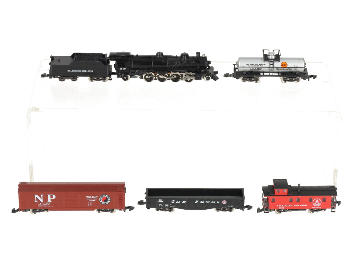 Marklin 8007A Z Scale Baltimore & Ohio Steam Freight Train Set EX/Box