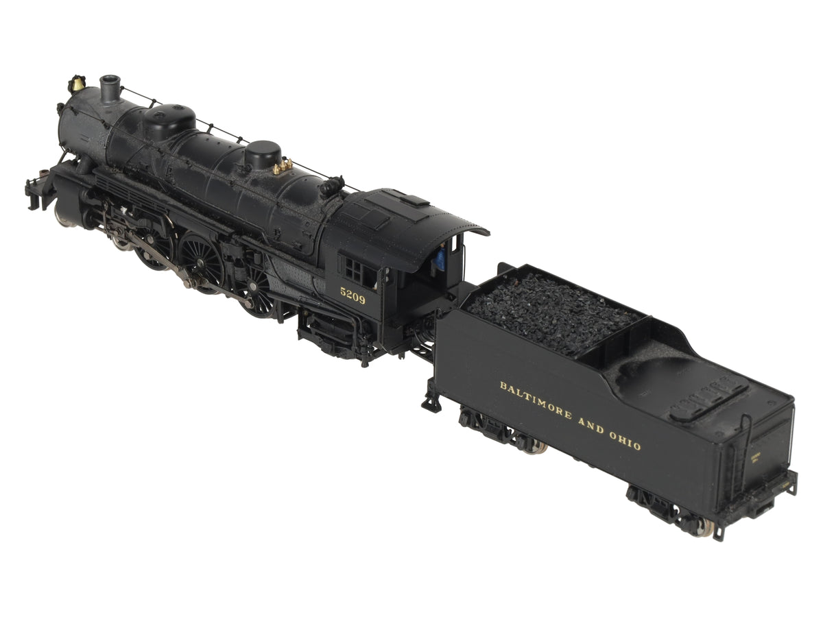 Broadway Limited 1058 HO Baltimore & Ohio 4-6-2 Steam Locomotive w/ DCC #5209 EX/Box