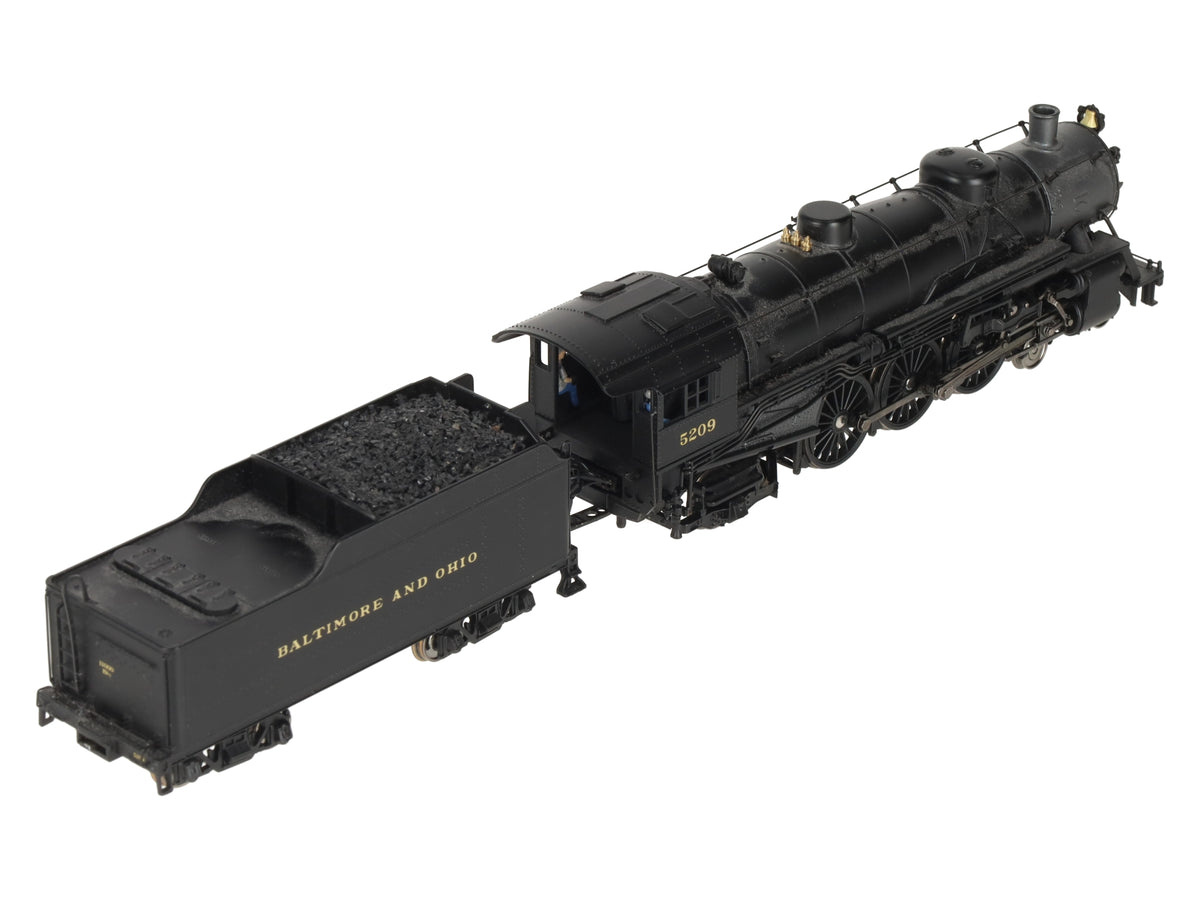 Broadway Limited 1058 HO Baltimore & Ohio 4-6-2 Steam Locomotive w/ DCC #5209 EX/Box