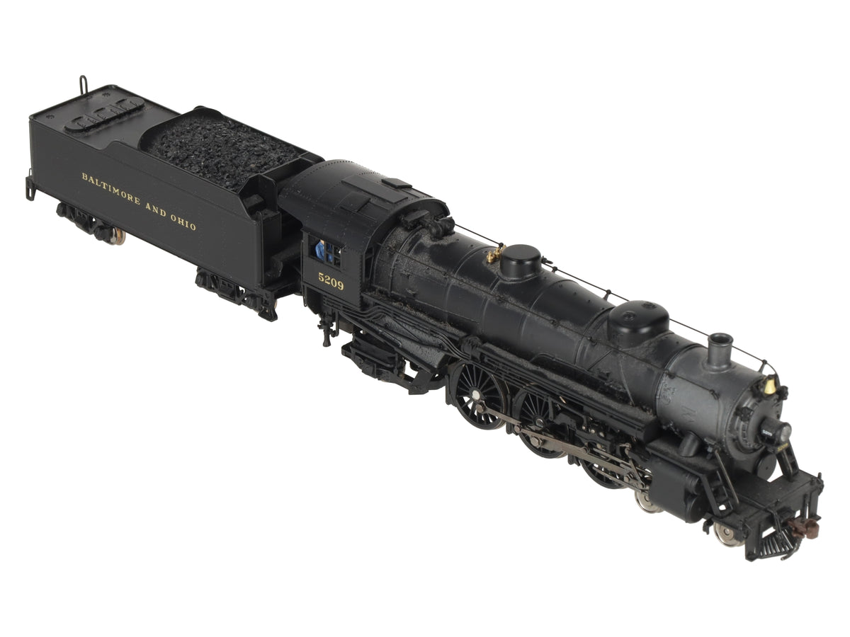 Broadway Limited 1058 HO Baltimore & Ohio 4-6-2 Steam Locomotive w/ DCC #5209 EX/Box