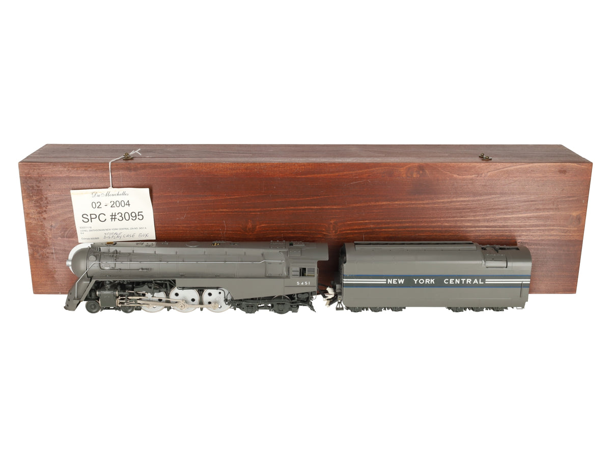 Lionel 6-18026 O BRASS NYC Smithsonian Dreyfuss Loco & Tender (2Rail) #5451- F/P EX/Box