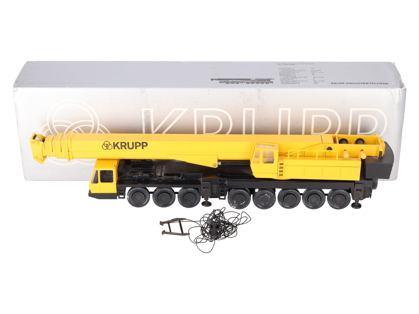 Conrad 2077 1:50 Scale Diecast Krupp 250 GMT Telescoping Crane LN/Box