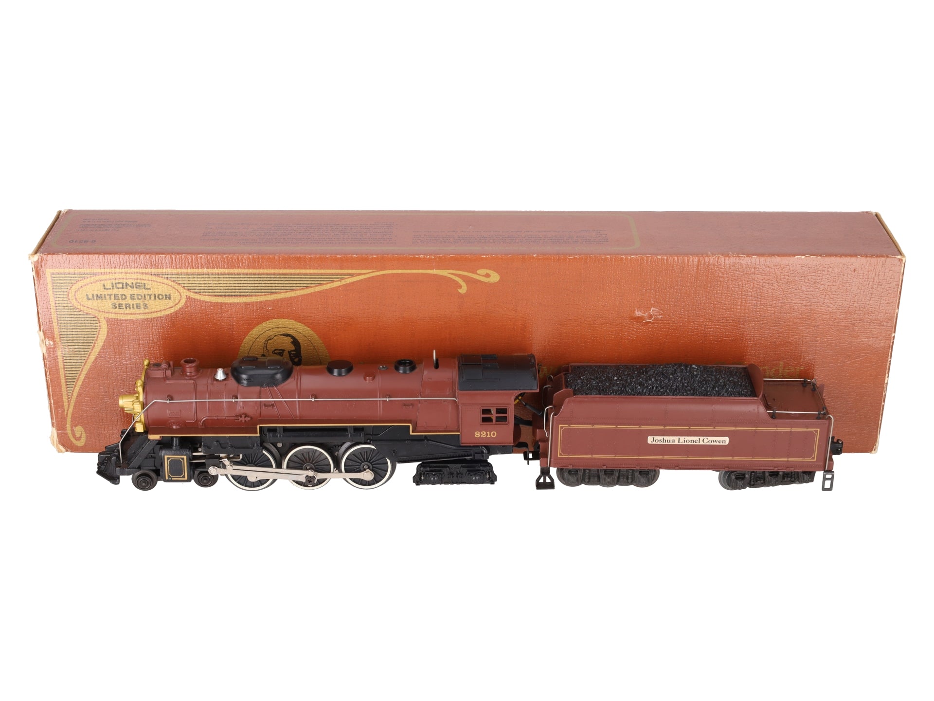 Lionel 6-8210 O Gauge Joshua Lionel Cowen 4-6-4 Hudson Steam Loco & Tender #8210 EX/Box