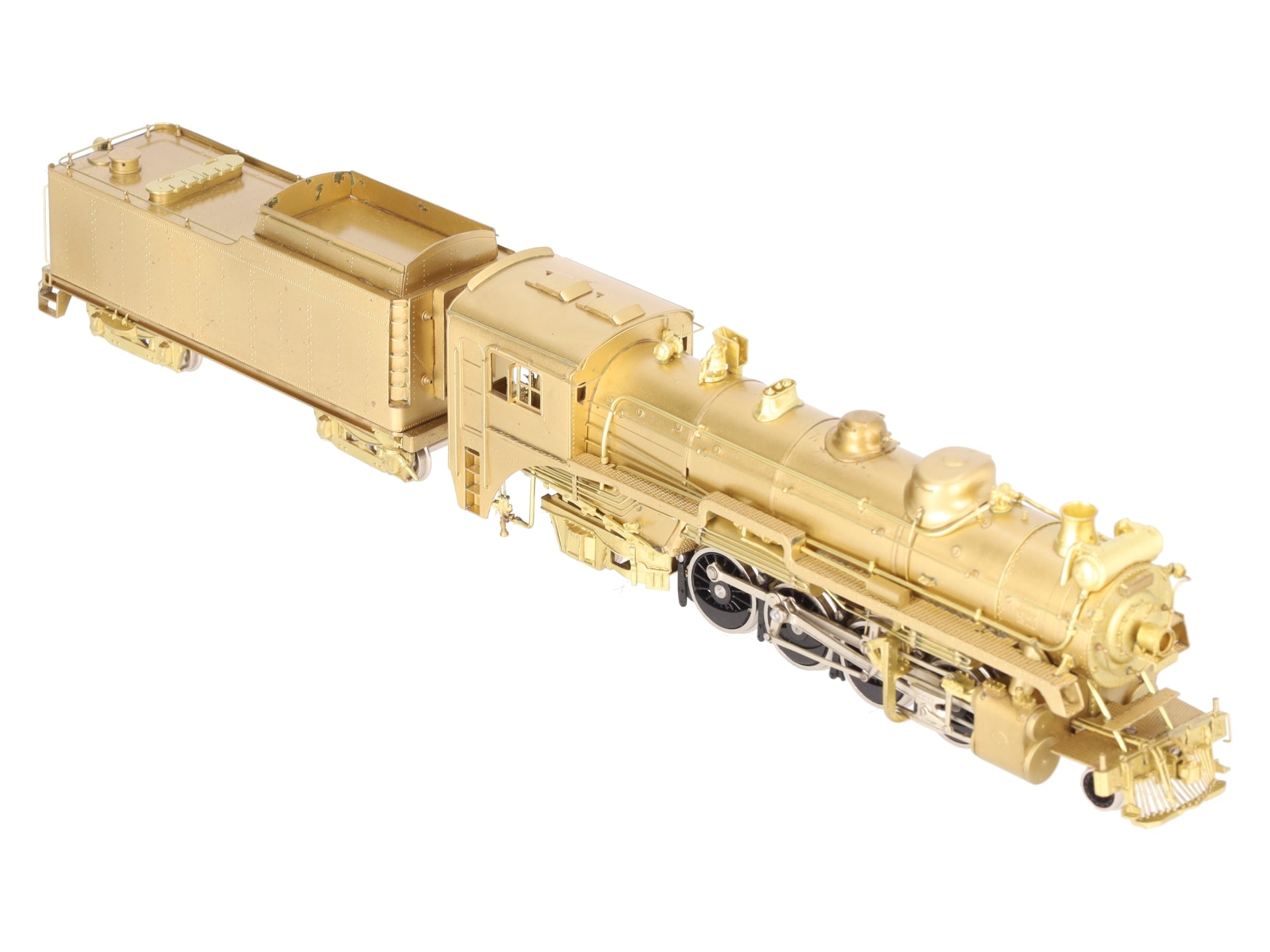 V-H Models HO BRASS CPR 2-8-2 P2 Mikado Steam Locomotive & Tender -Unpainted EX/Box