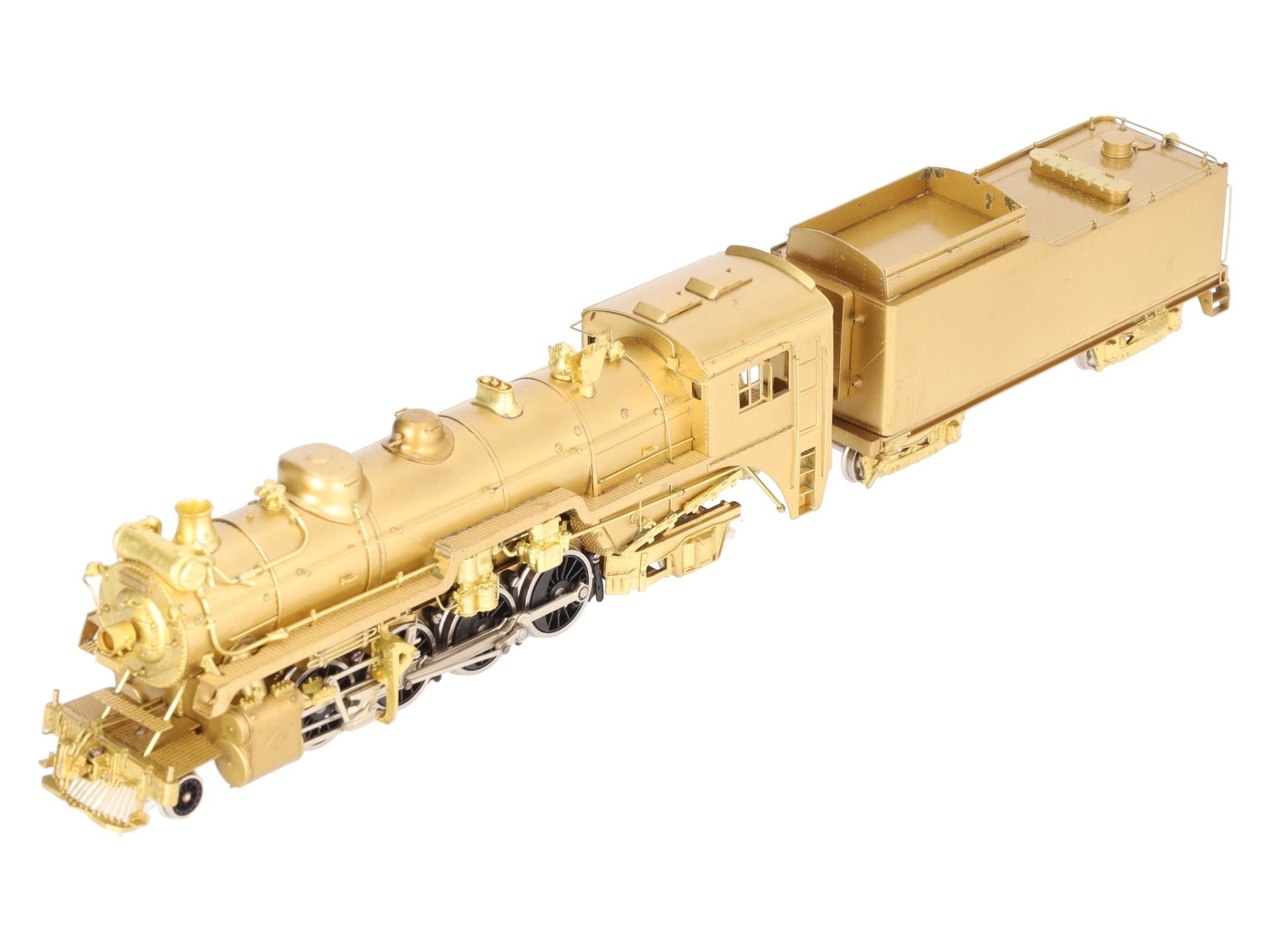 V-H Models HO BRASS CPR 2-8-2 P2 Mikado Steam Locomotive & Tender -Unpainted EX/Box