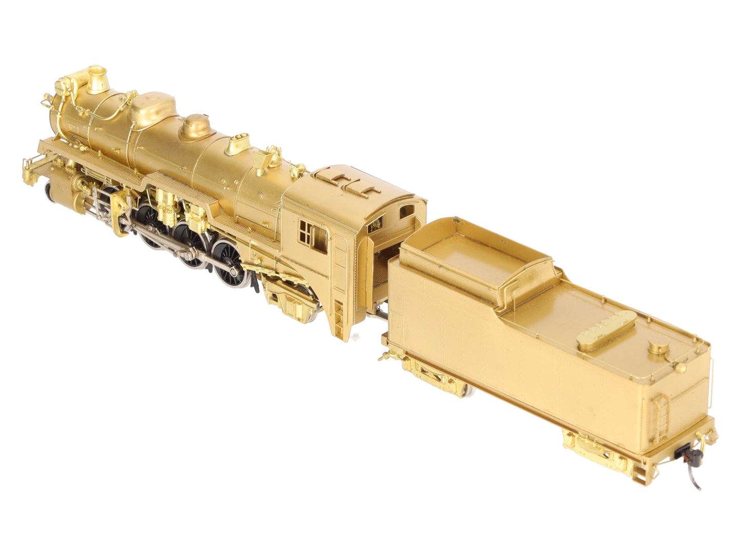 V-H Models HO BRASS CPR 2-8-2 P2 Mikado Steam Locomotive & Tender -Unpainted EX/Box