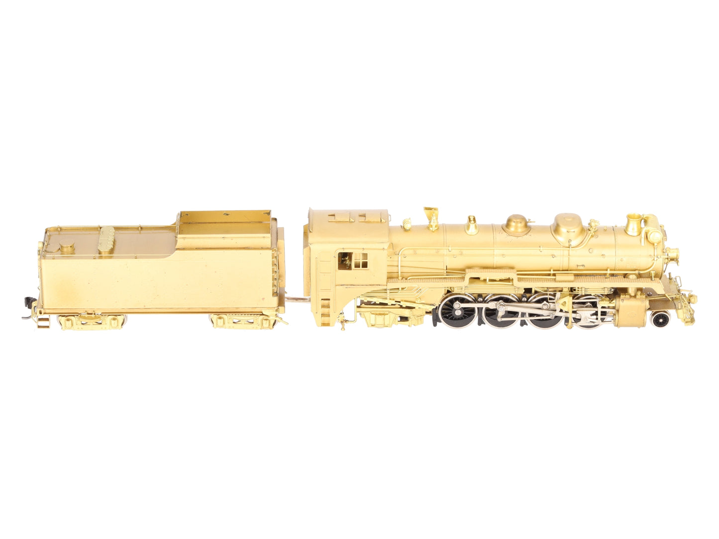 V-H Models HO BRASS CPR 2-8-2 P2 Mikado Steam Locomotive & Tender -Unpainted EX/Box