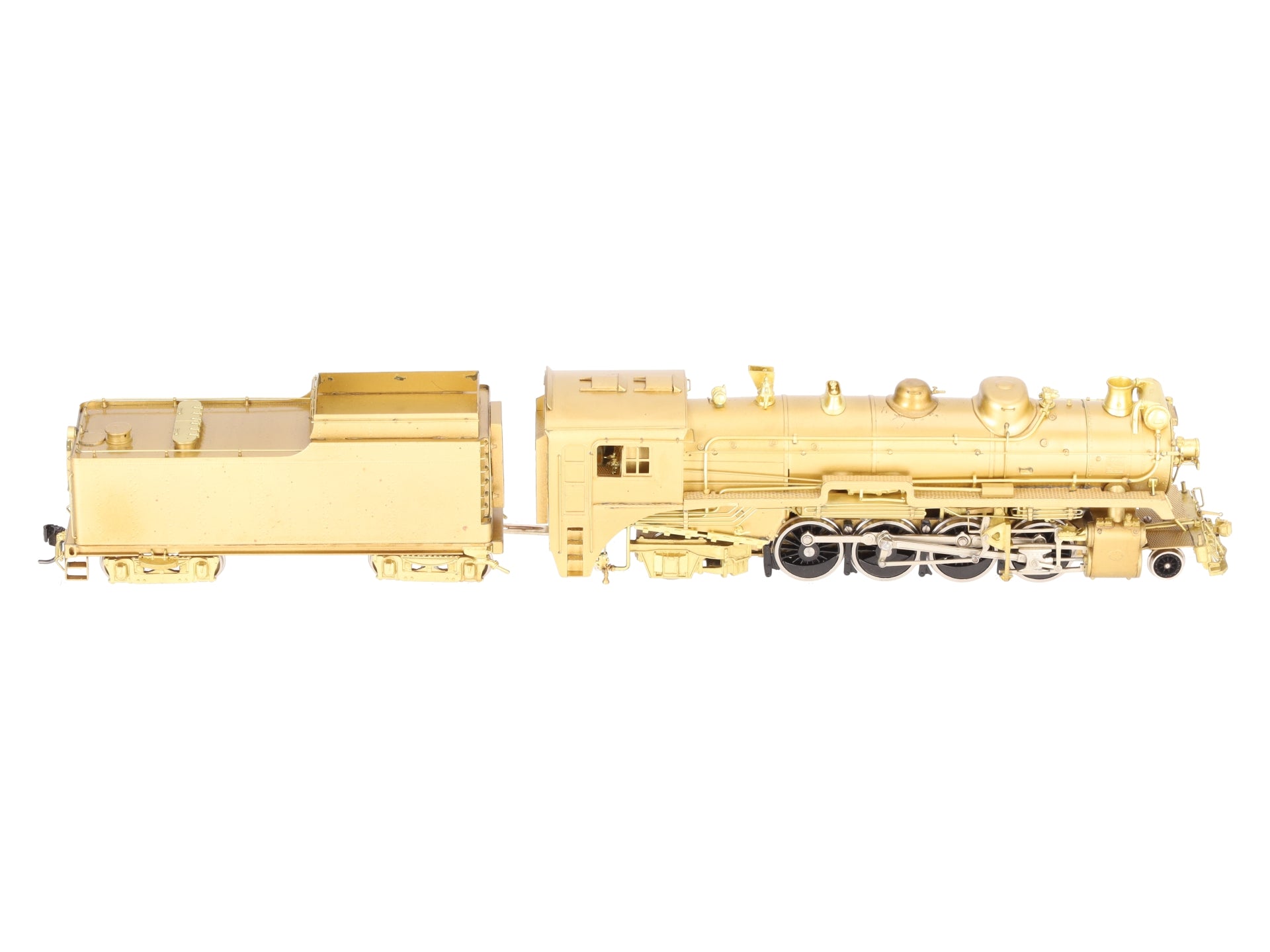 V-H Models HO BRASS CPR 2-8-2 P2 Mikado Steam Locomotive & Tender -Unpainted EX/Box