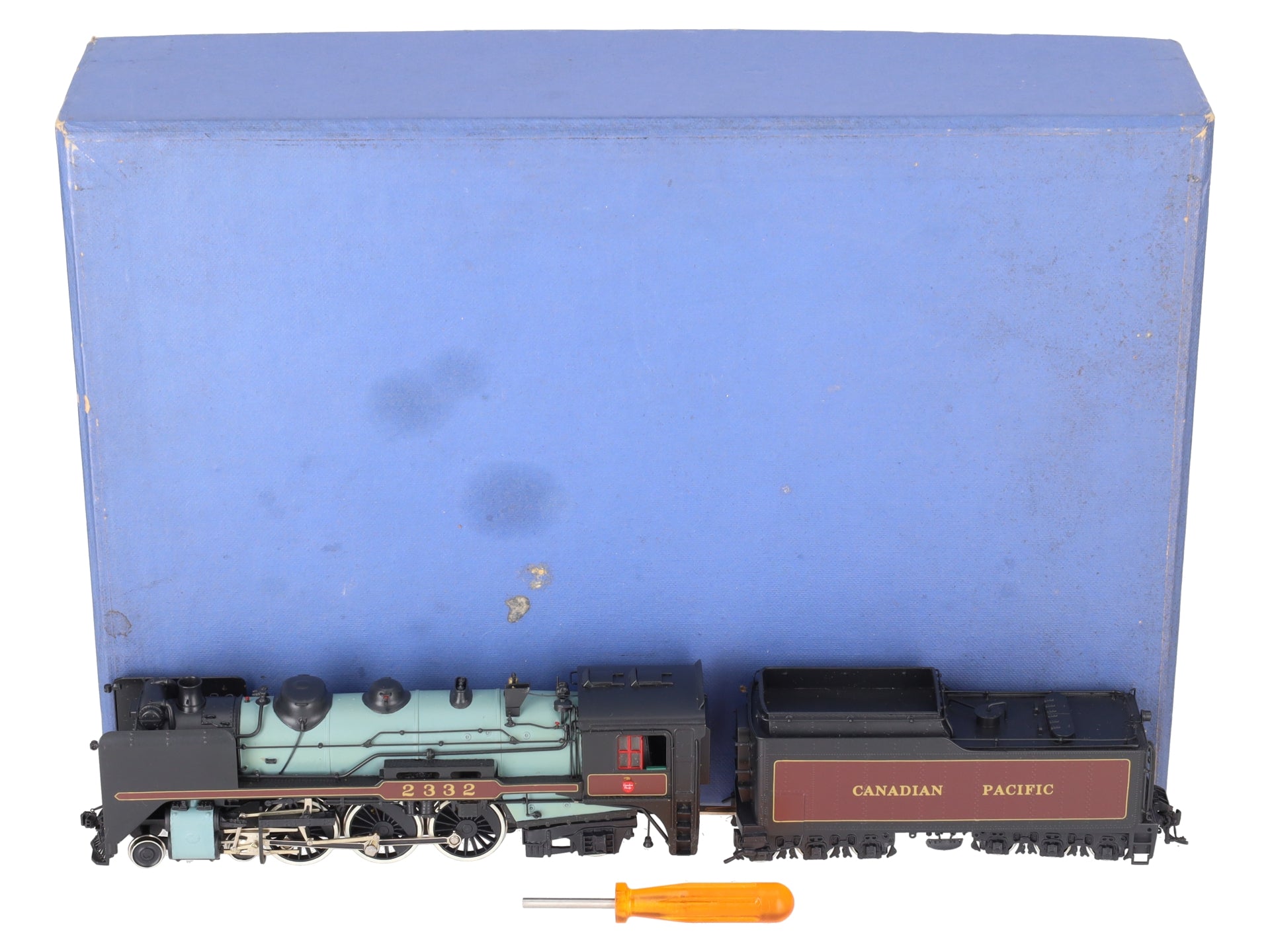 V-H Models HO BRASS CPR 4-6-2 G-3d Steam Locomotive & Tender -Painted/Box