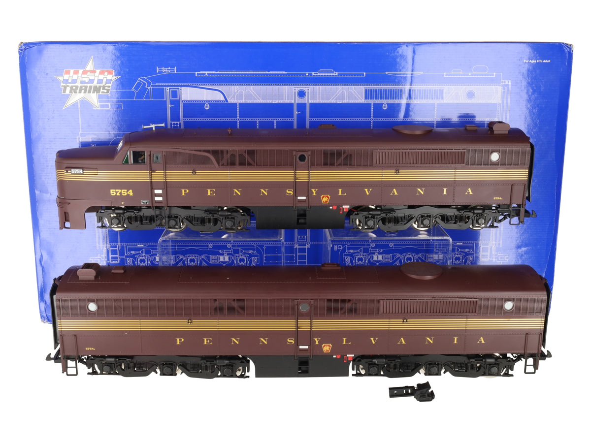 USA Trains 22405-2 G Scale Pennsylvania RR ALCO PA-B Diesel Set #5754/5754B EX/Box