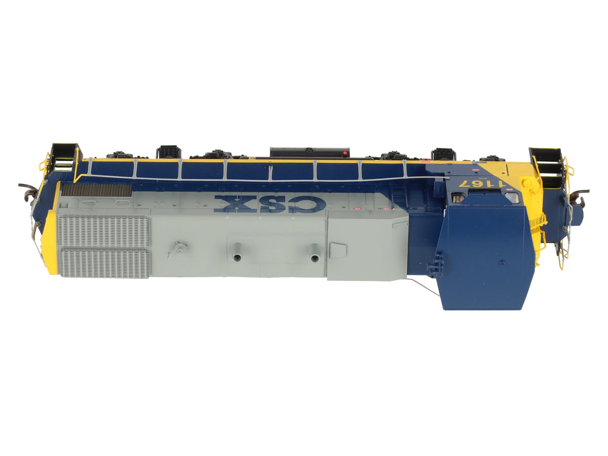 Athearn G66157 HO Scale CSX MP-15 Diesel Locomotive w/ DCC & Sound #1167 EX/Box