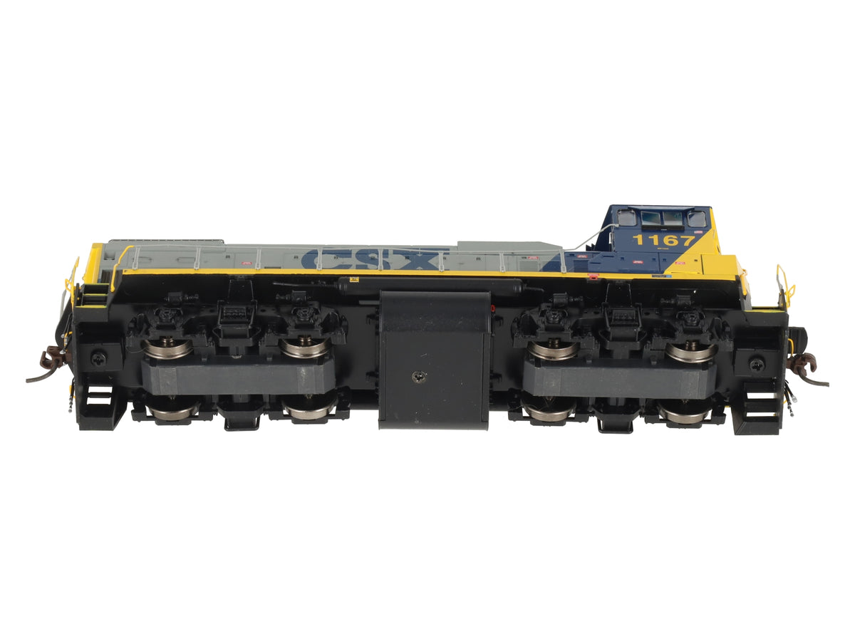 Athearn G66157 HO Scale CSX MP-15 Diesel Locomotive w/ DCC & Sound #1167 EX/Box