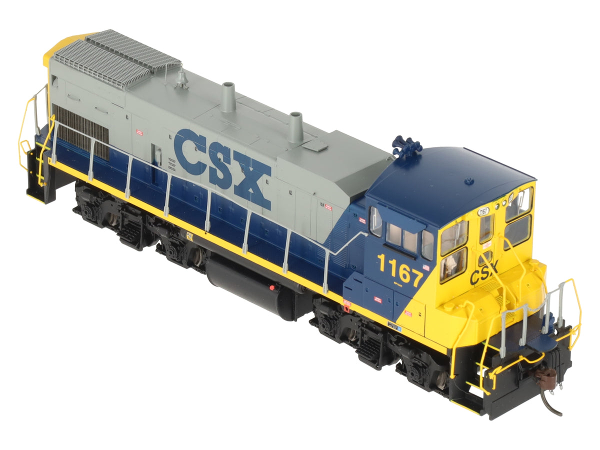 Athearn G66157 HO Scale CSX MP-15 Diesel Locomotive w/ DCC & Sound #1167 EX/Box