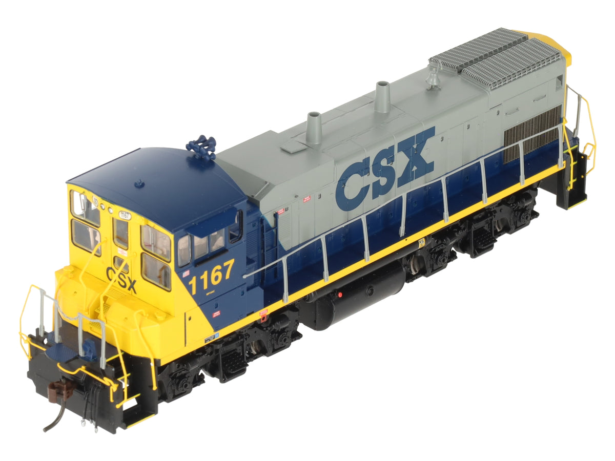 Athearn G66157 HO Scale CSX MP-15 Diesel Locomotive w/ DCC & Sound #1167 EX/Box