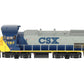 Athearn G66157 HO Scale CSX MP-15 Diesel Locomotive w/ DCC & Sound #1167 EX/Box
