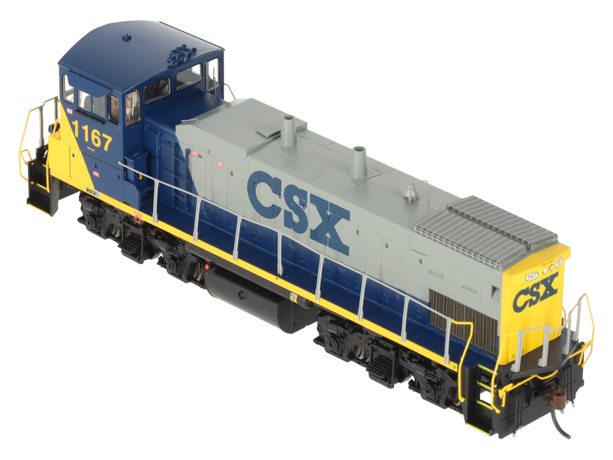 Athearn G66157 HO Scale CSX MP-15 Diesel Locomotive w/ DCC & Sound #1167 EX/Box