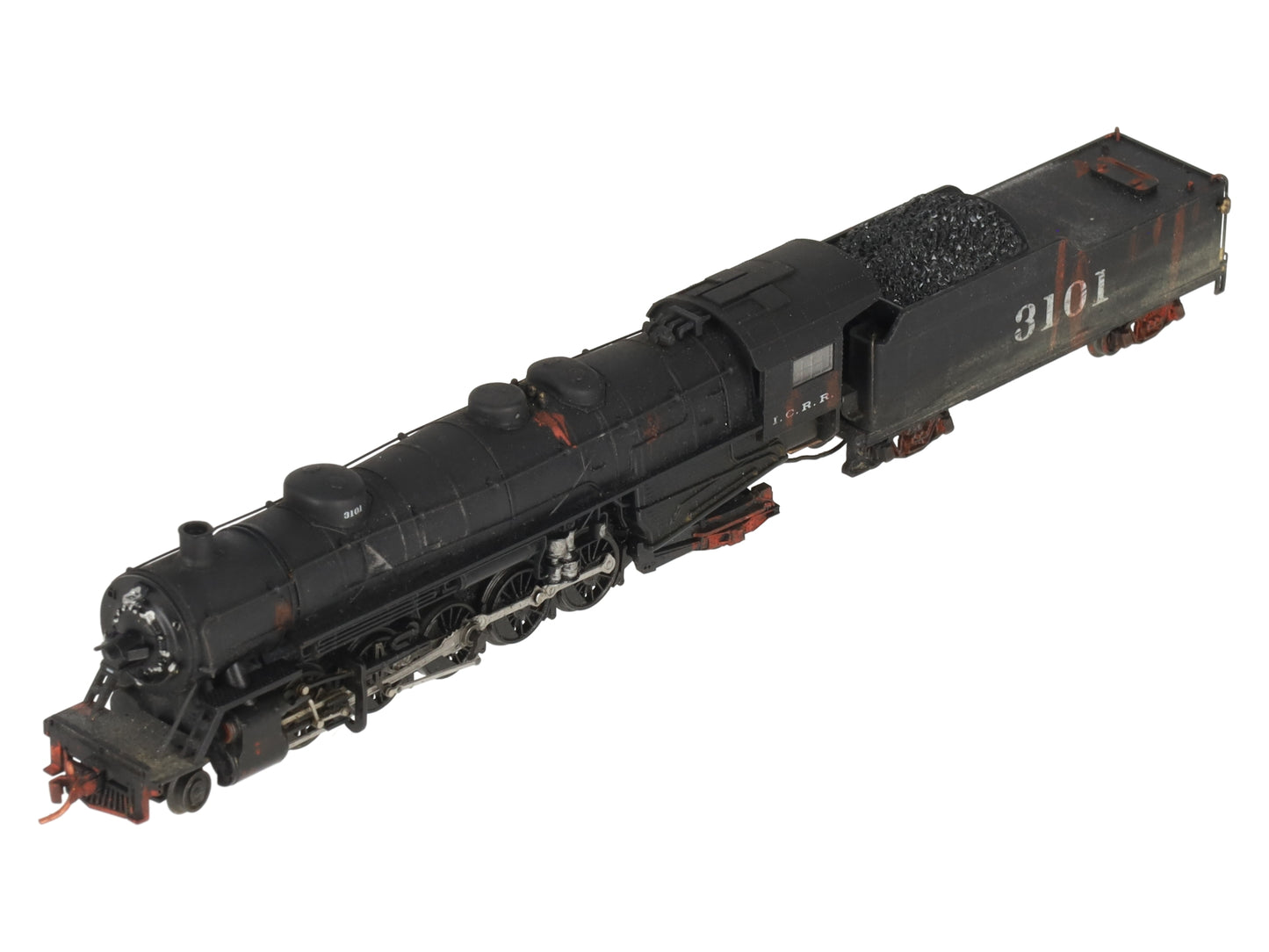 Con-Cor 0001-003902 N IC USRA Heavy 2-10-2 Steam Engine & Tender #3101-Weathered EX/Box