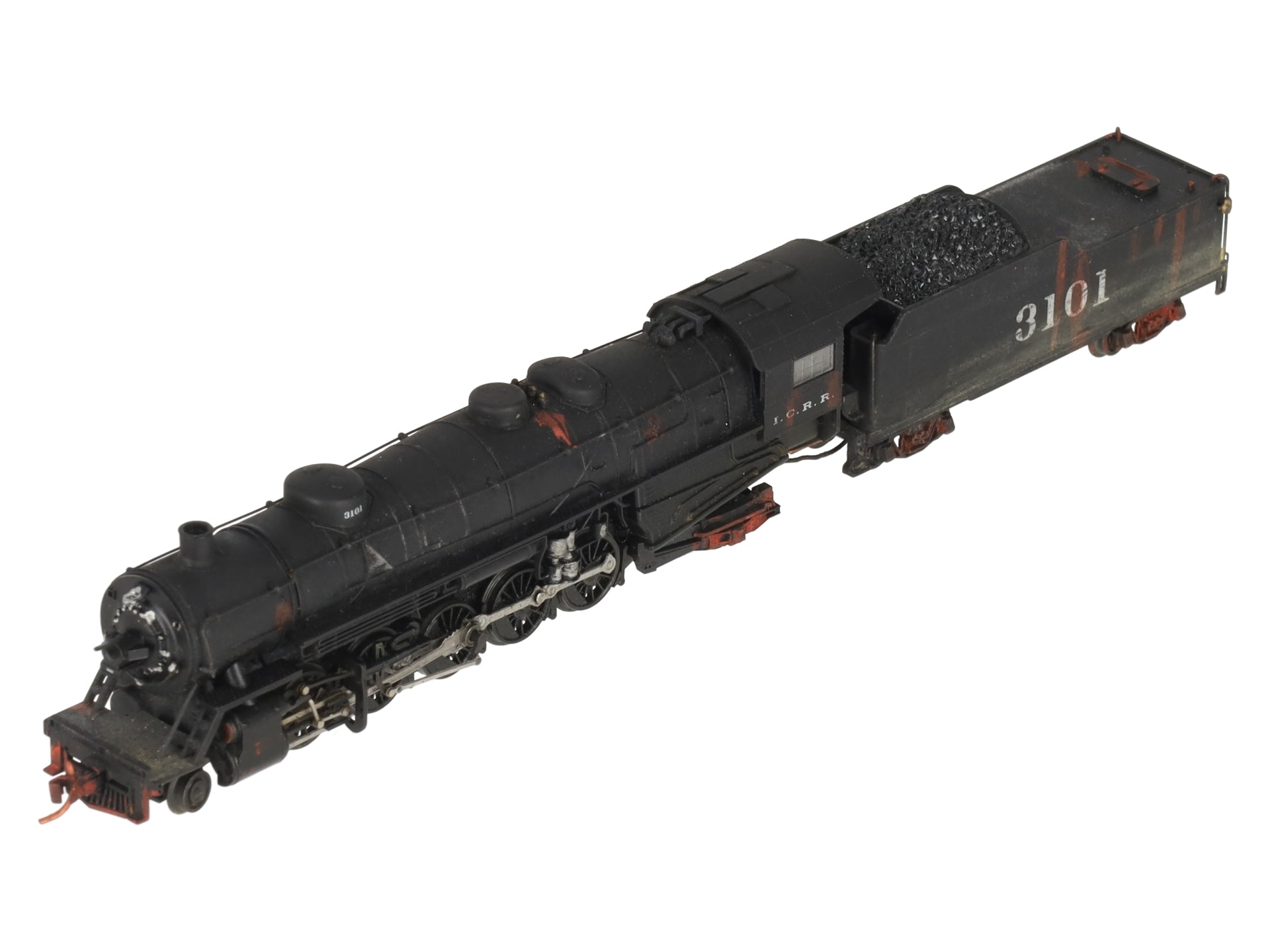 Con-Cor 0001-003902 N IC USRA Heavy 2-10-2 Steam Engine & Tender #3101-Weathered EX/Box