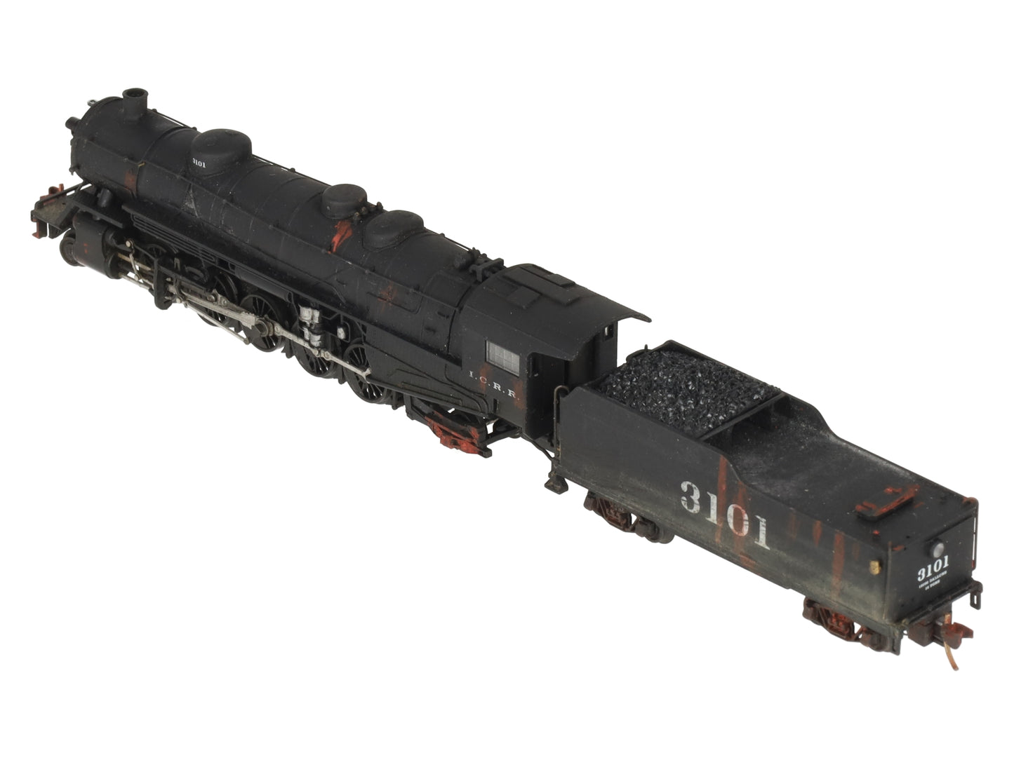 Con-Cor 0001-003902 N IC USRA Heavy 2-10-2 Steam Engine & Tender #3101-Weathered EX/Box