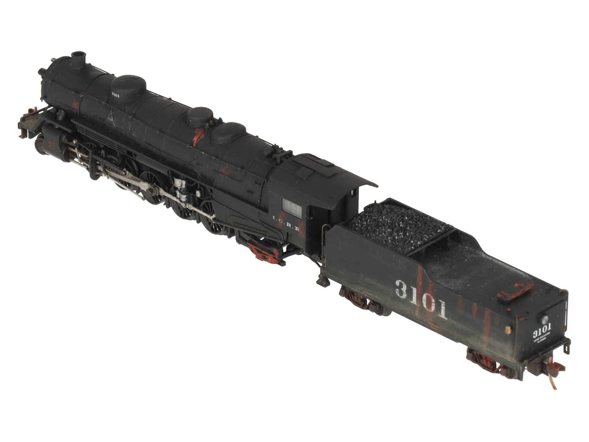 Con-Cor 0001-003902 N IC USRA Heavy 2-10-2 Steam Engine & Tender #3101-Weathered EX/Box