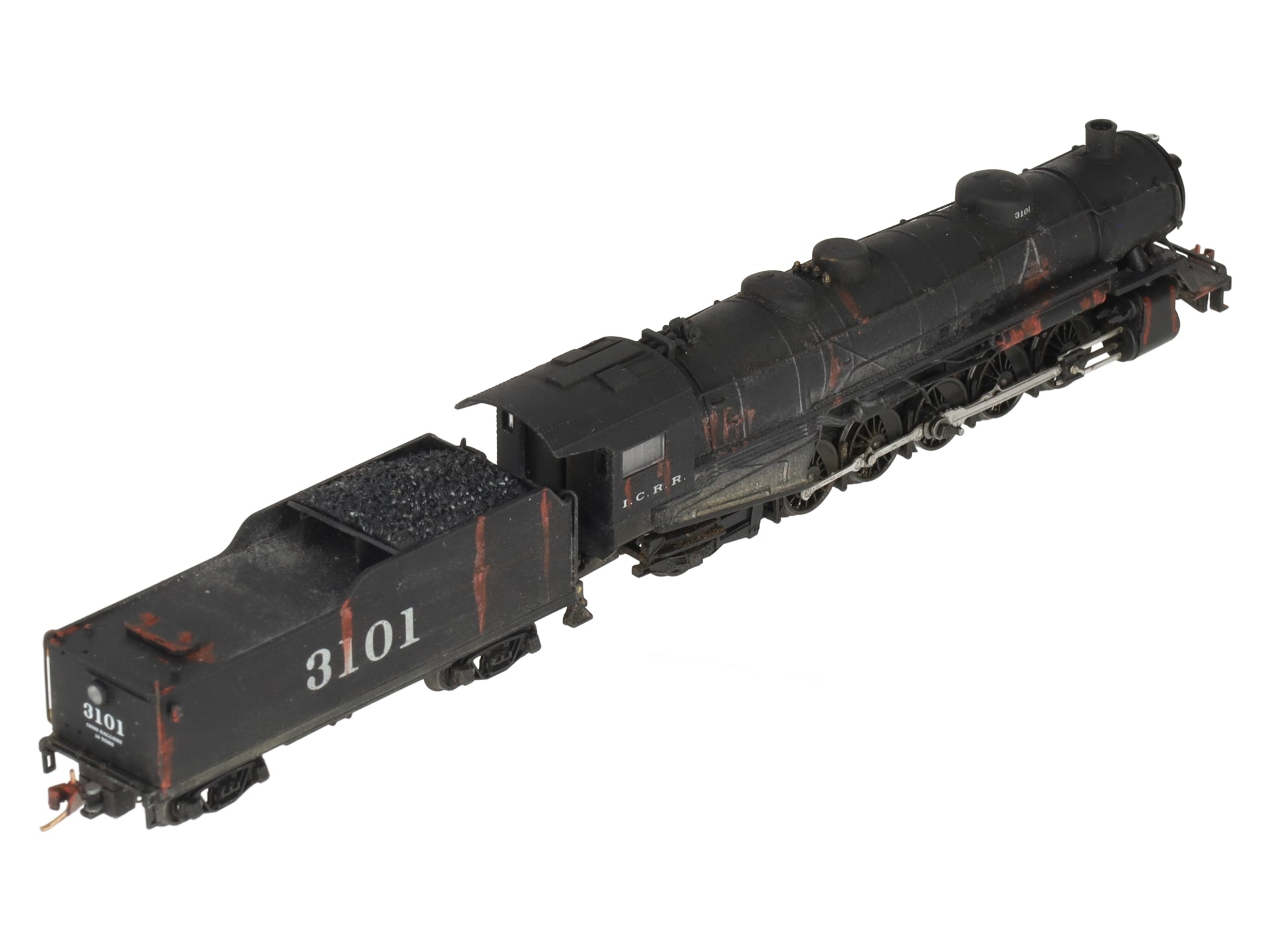 Con-Cor 0001-003902 N IC USRA Heavy 2-10-2 Steam Engine & Tender #3101-Weathered EX/Box