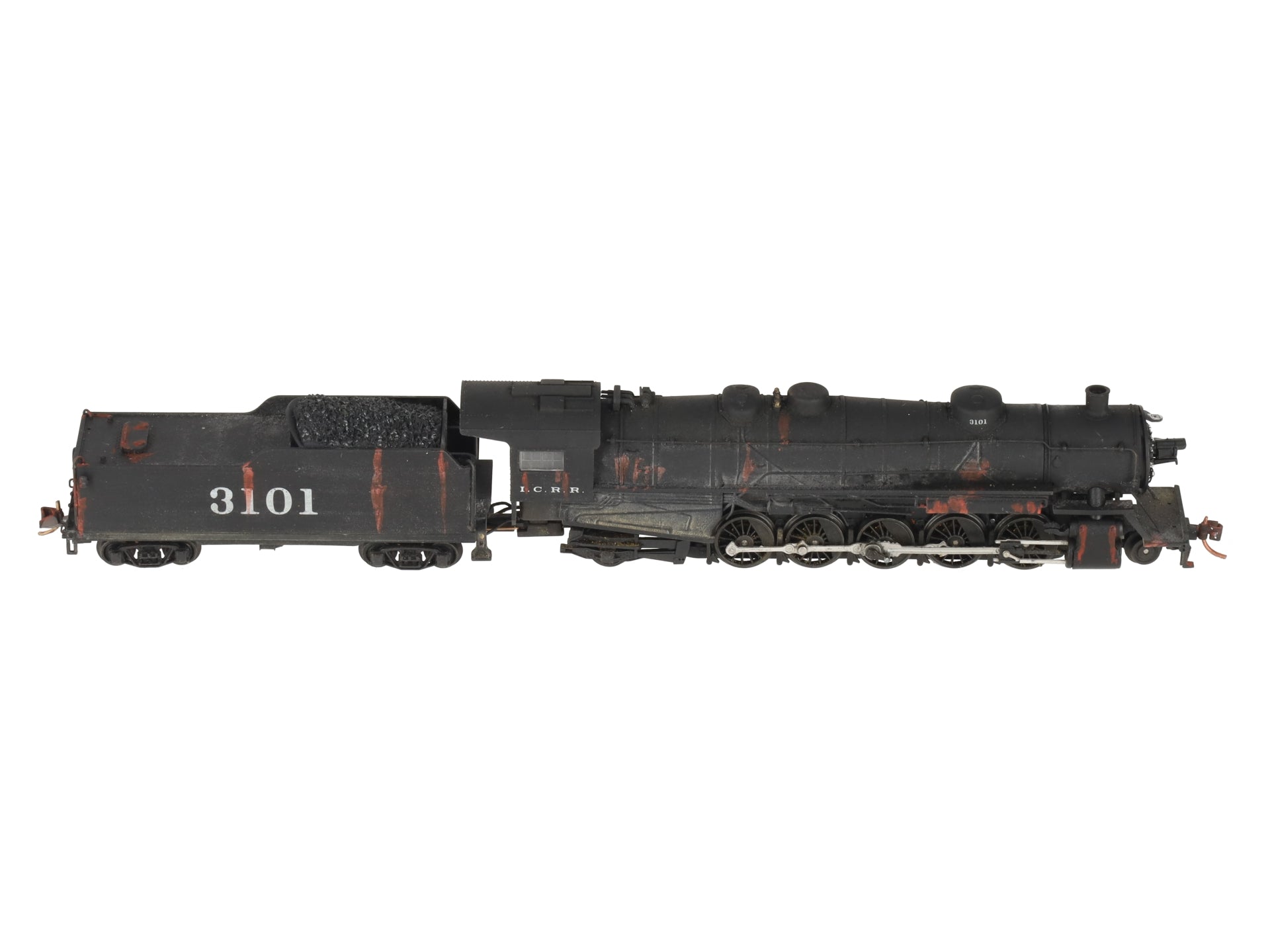 Con-Cor 0001-003902 N IC USRA Heavy 2-10-2 Steam Engine & Tender #3101-Weathered EX/Box
