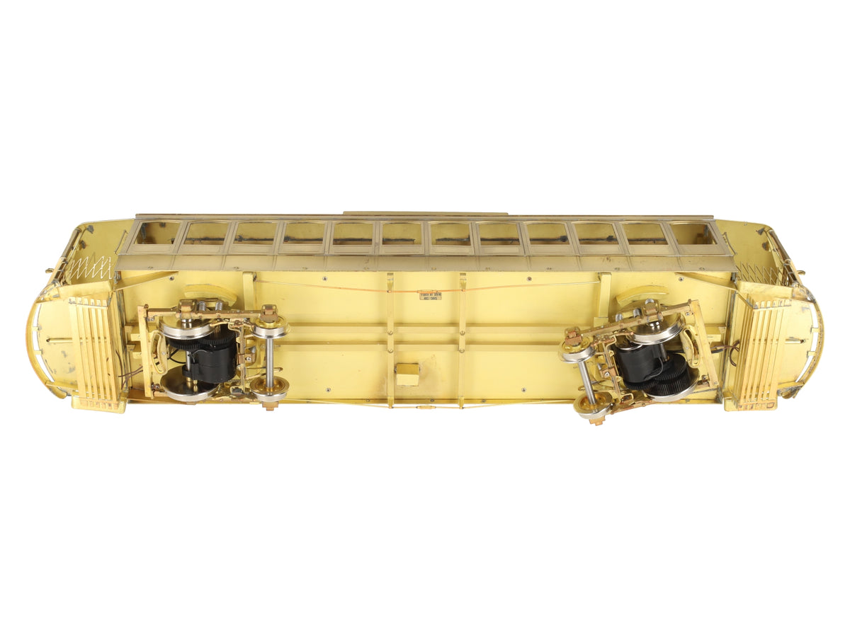 GHB International 1-1000 HO Brass No.1 Gauge Old time Brill Convertible Trolley VG/Box